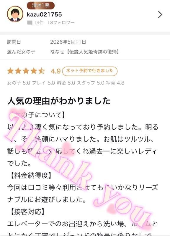 kazu021755様✨【お礼写メ日記】