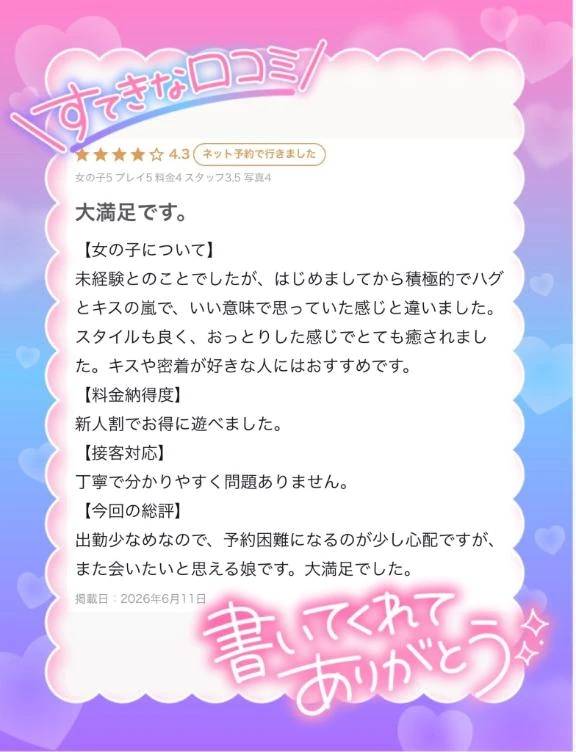 【お礼写メ日記】