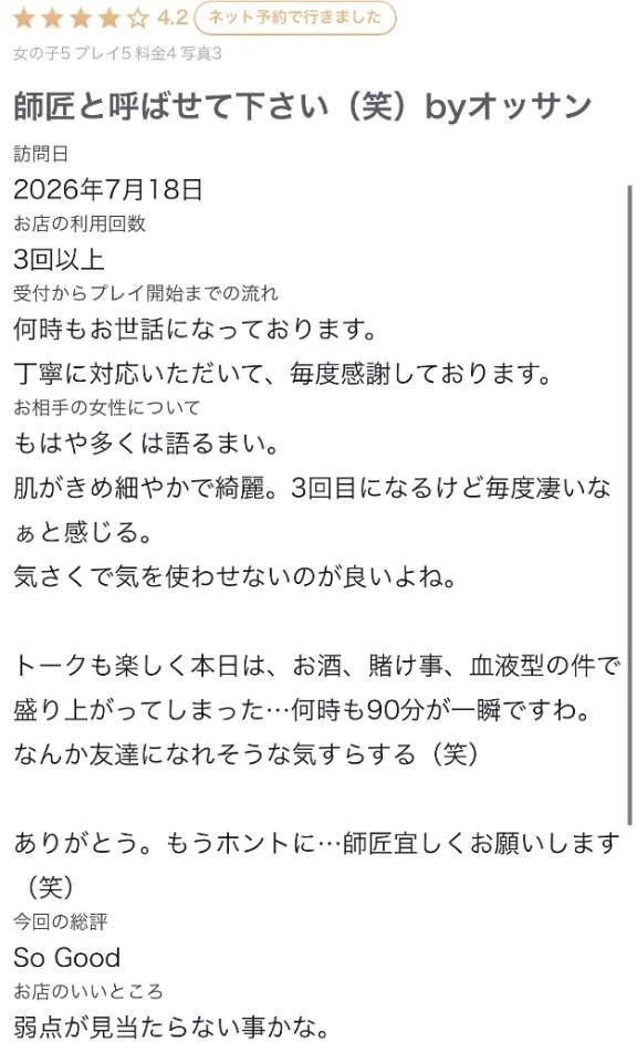 【お礼写メ日記】