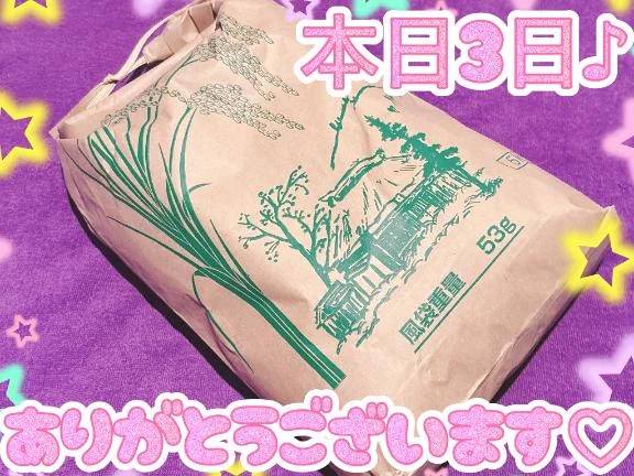 本日3日御礼♪