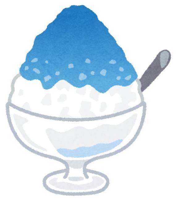 【お題】苺のかき氷？ブルーハワイのかき氷？