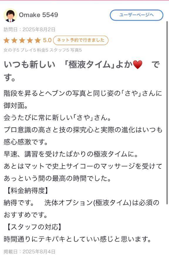 【お礼写メ日記】