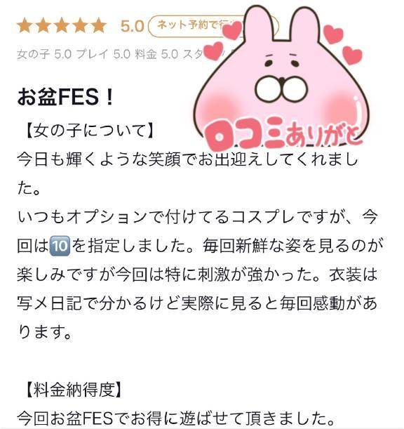 【お礼写メ日記】