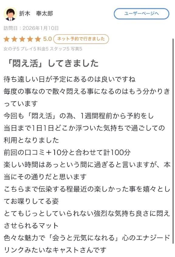 【お礼写メ日記】