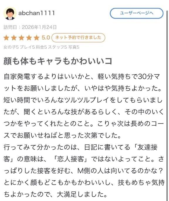 【お礼写メ日記】