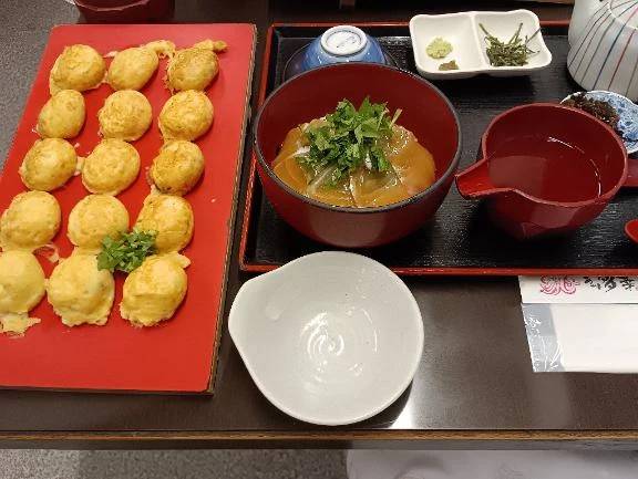 明石焼鯛茶漬🐙🐟