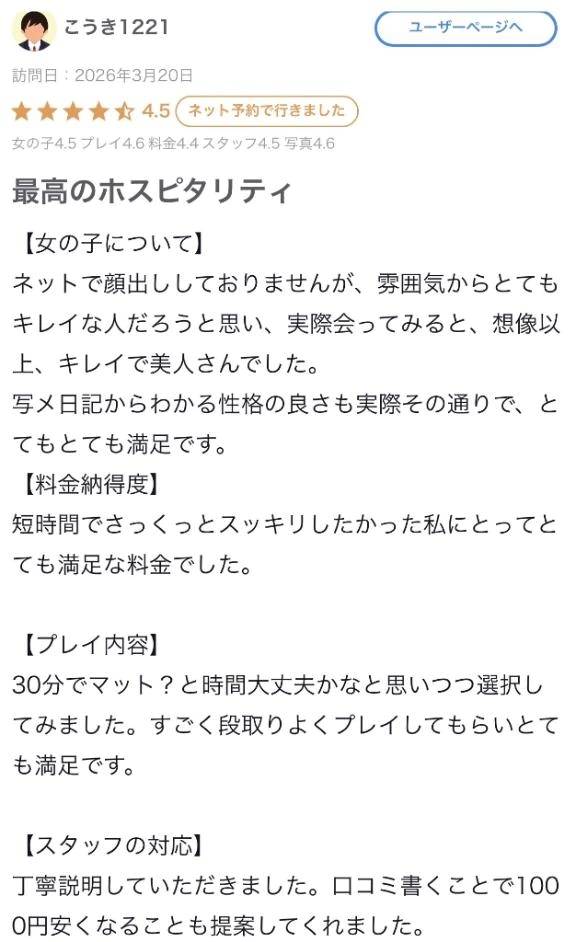 【お礼写メ日記】