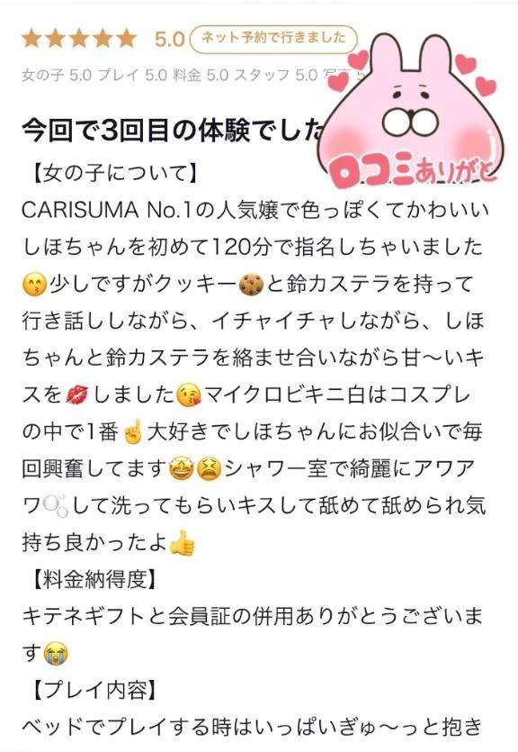 【お礼写メ日記】