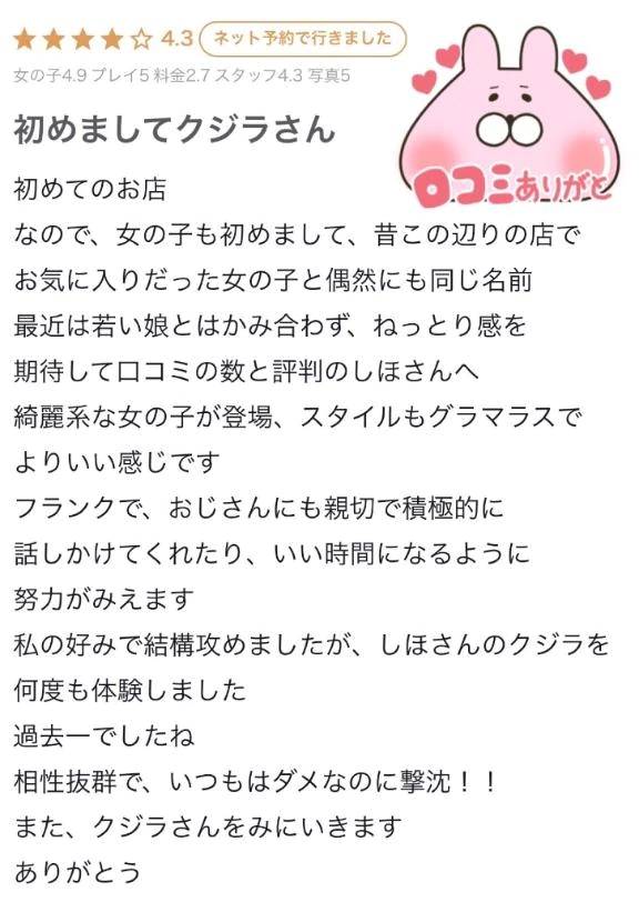 【お礼写メ日記】