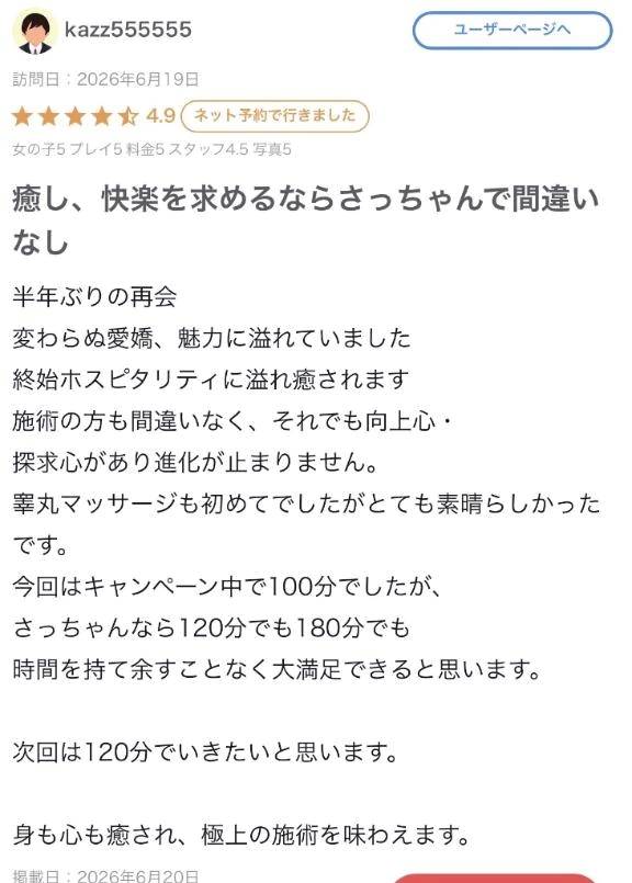 【お礼写メ日記】
