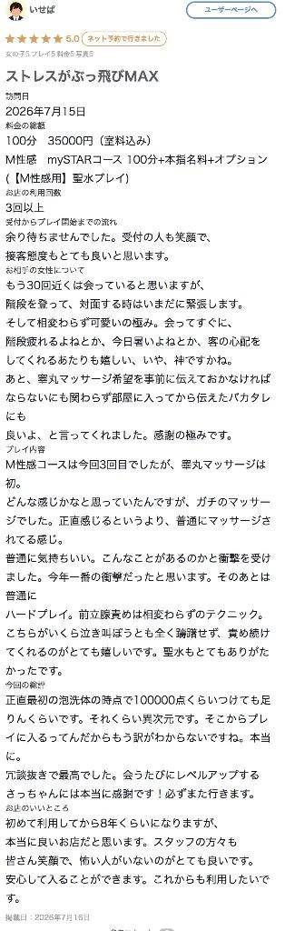 【お礼写メ日記】