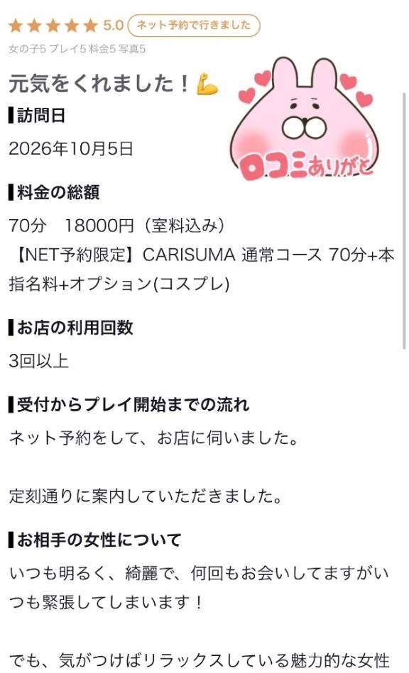【お礼写メ日記】