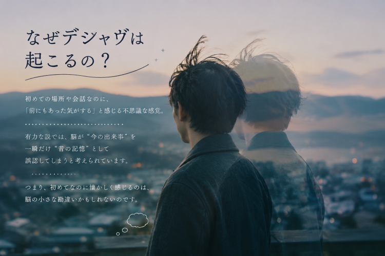 初めてなのに懐かしい「デジャヴ」の正体。。