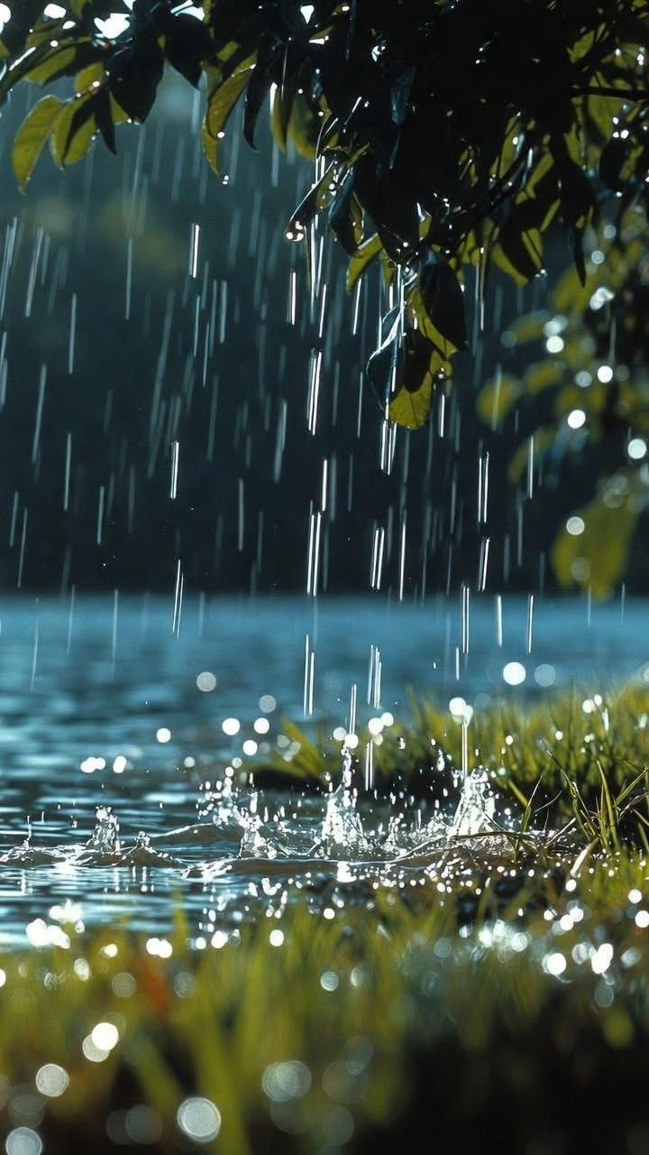 必要な所に雨を☔