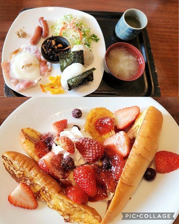 昨日の休日はランチに???