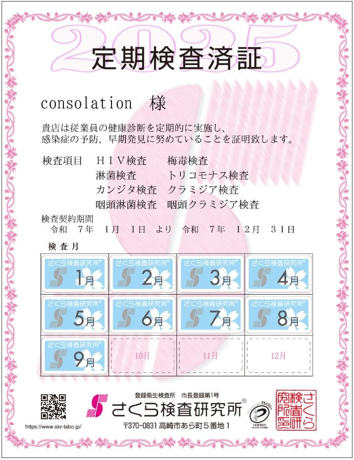 ◇◇◇性病検査実施店◇◇◇