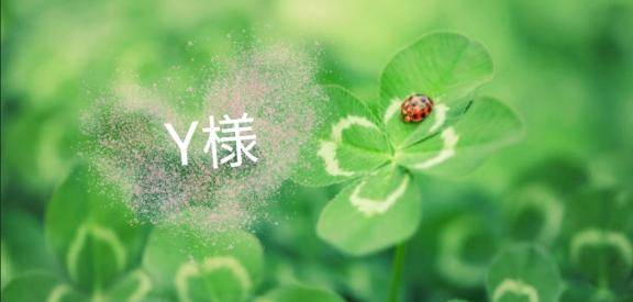 ?Y様へ