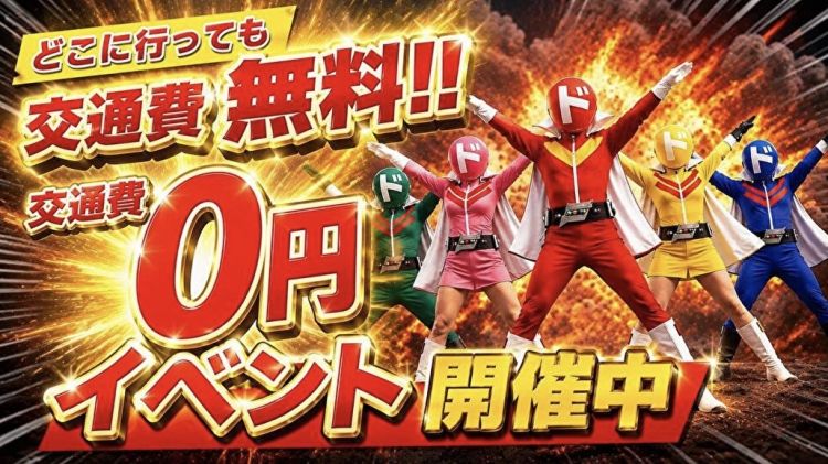 交通費無料イベント最終日‼️