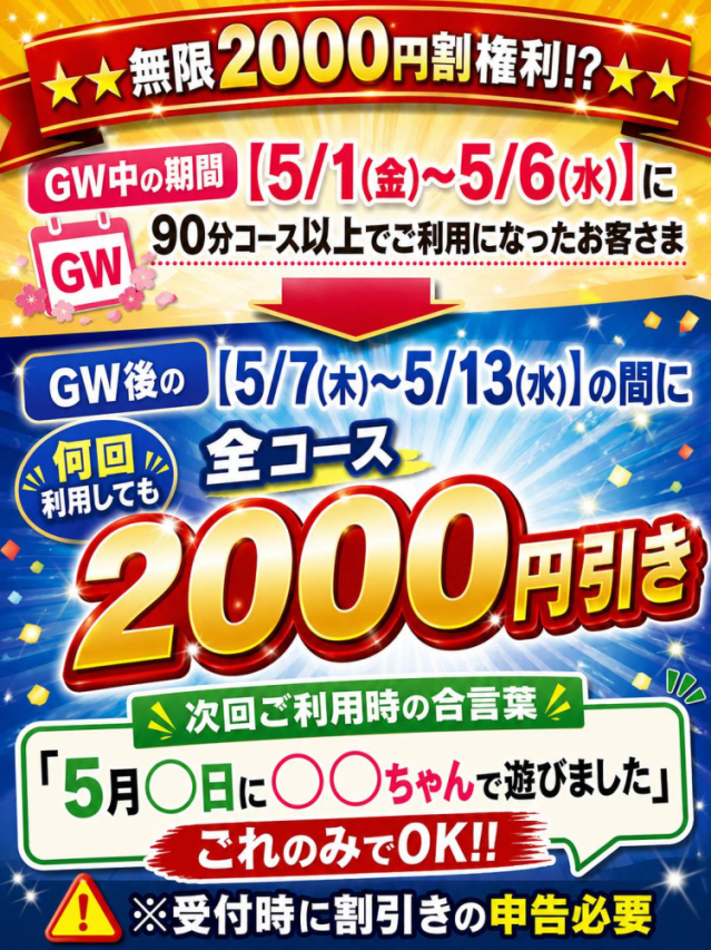 GWイベント大決戦③（このド変態 高知店）