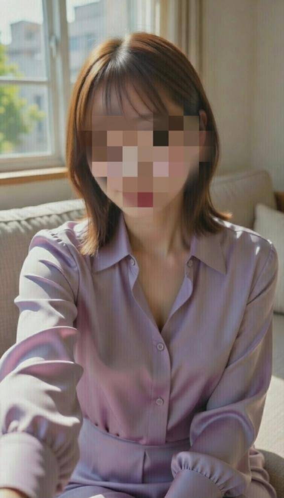 朝の部屋で一枚 