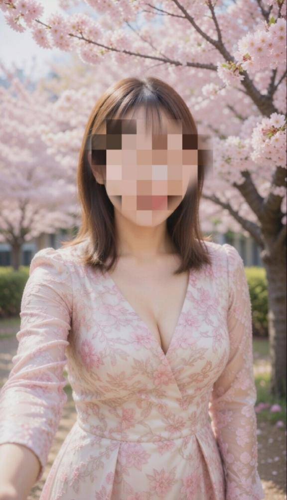 桜のようにピンク