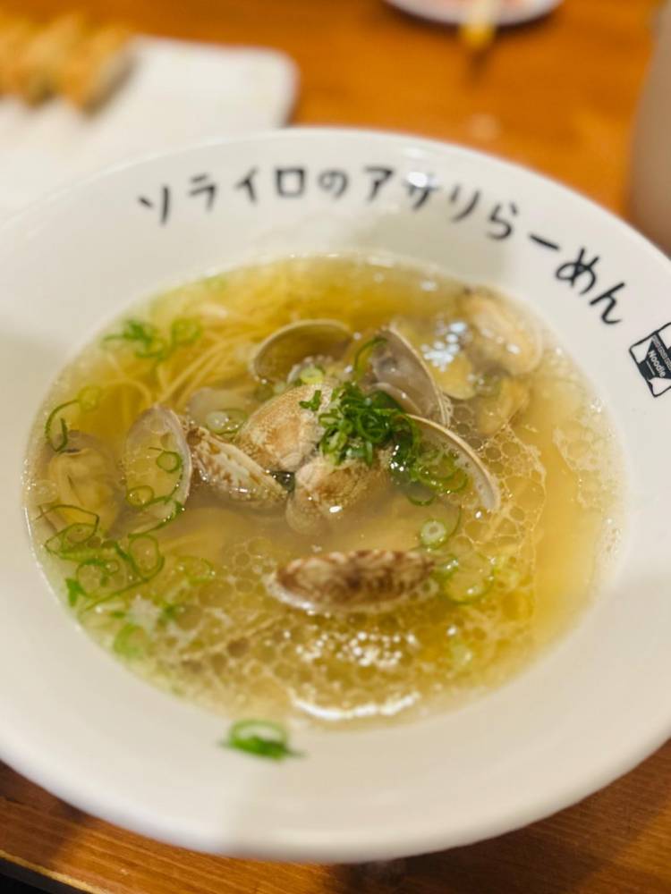 アサリラーメン食べたい