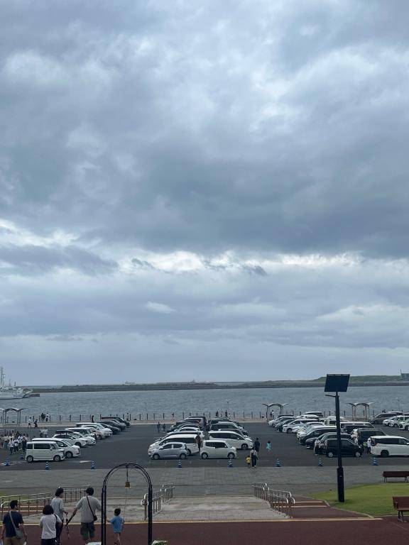 地元の海ー！！