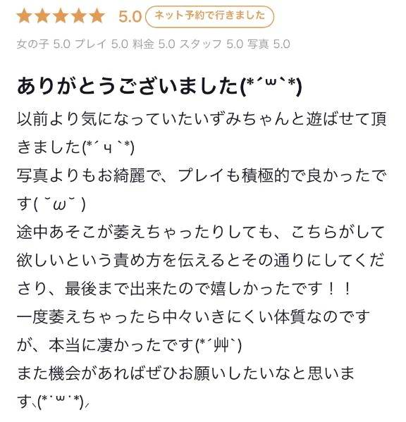 【お礼写メ日記】