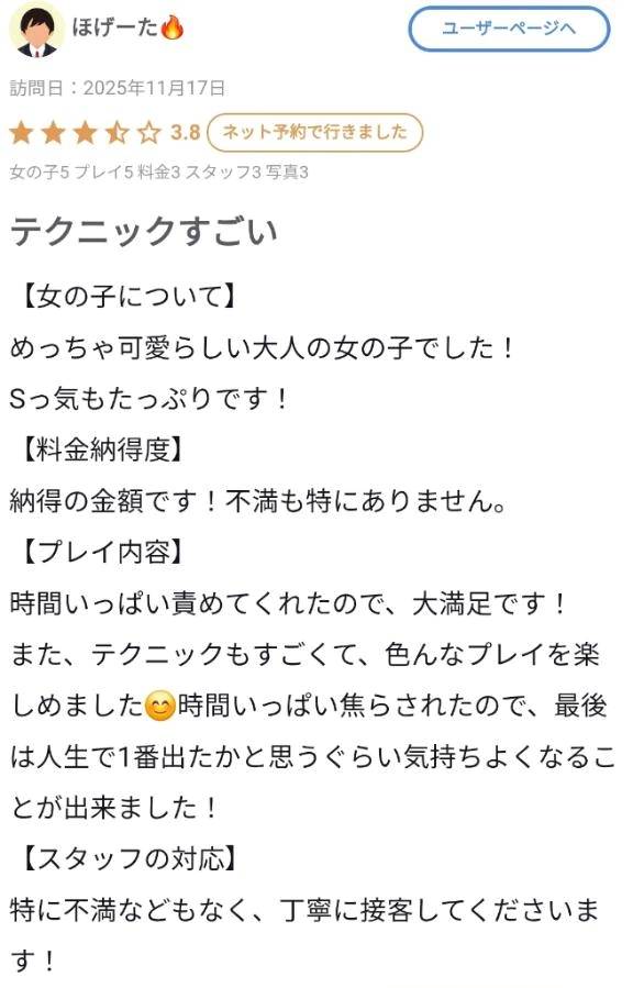 【お礼写メ日記】