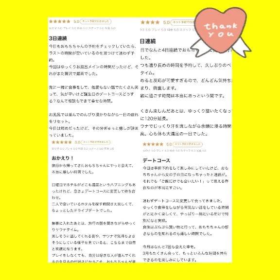 【お礼写メ日記】