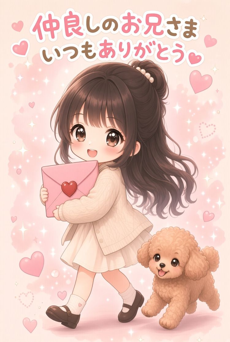 仲良しお兄さまへlove letter💌🌷