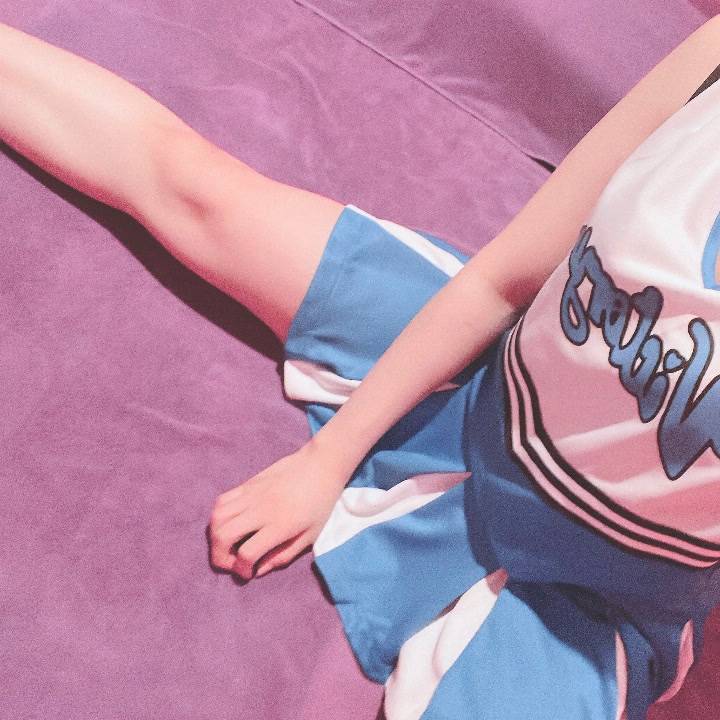 チアのコスプレ🫶🏻🩵