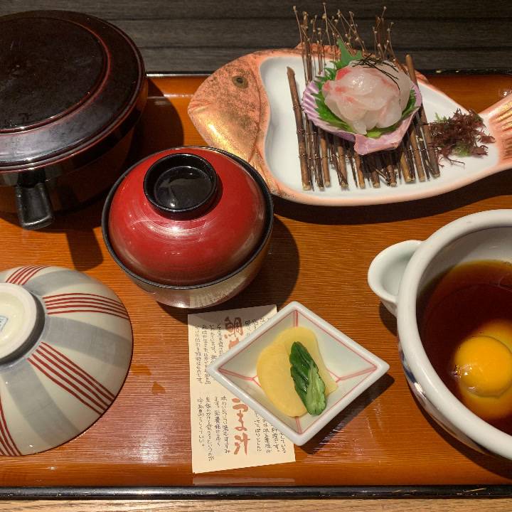 鯛めし食べたよ🐟