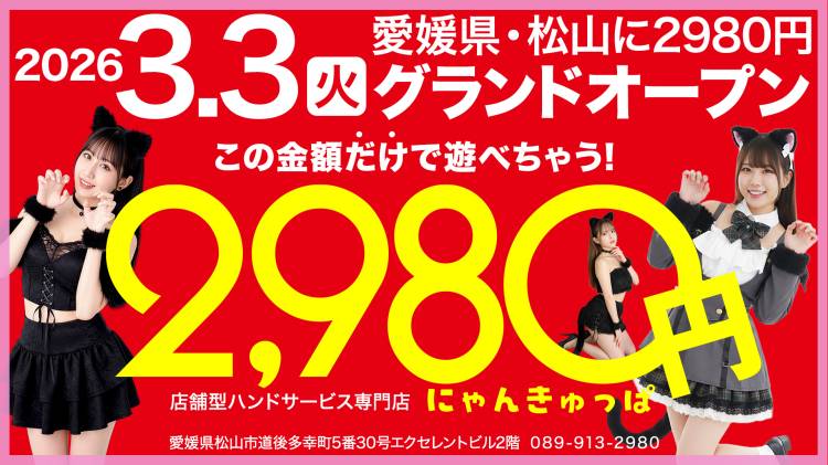 2980円（にゃんきゅっぱ）だって！