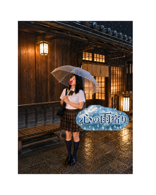 雨宿りしよ？