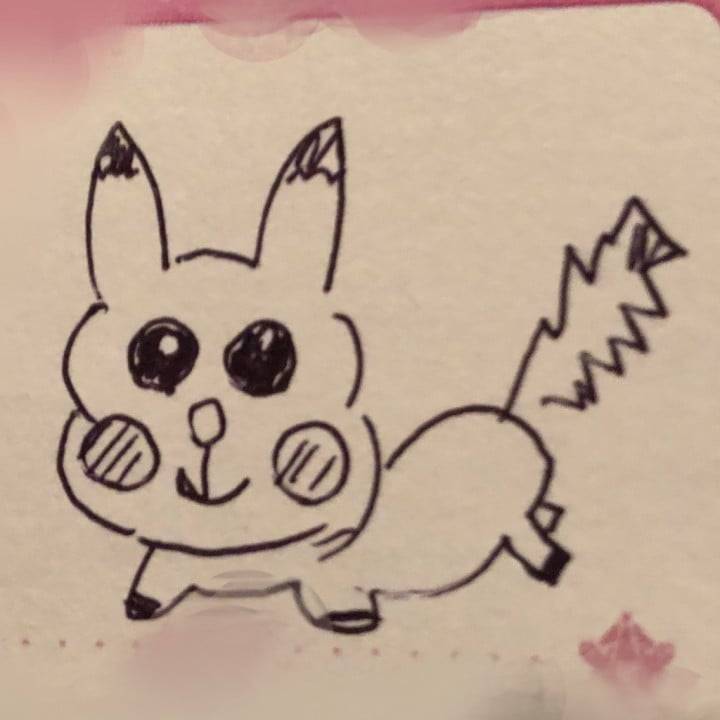 絵が昔からへたくそ(* ᐕ)