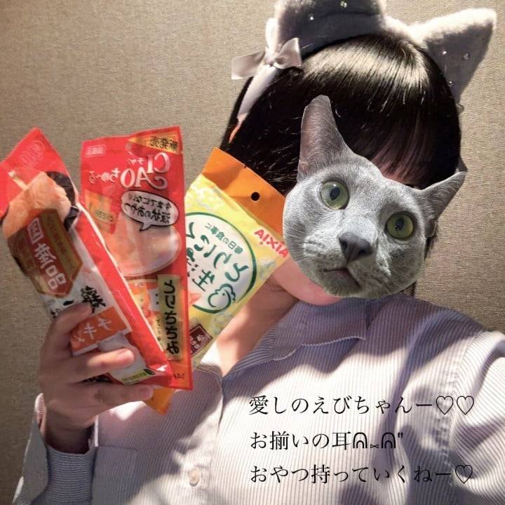 推しのえびちゃんとお揃い……🐱♡
