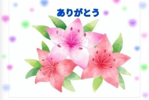 お礼です