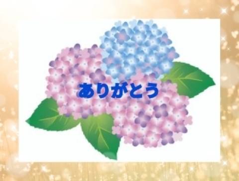 お礼です