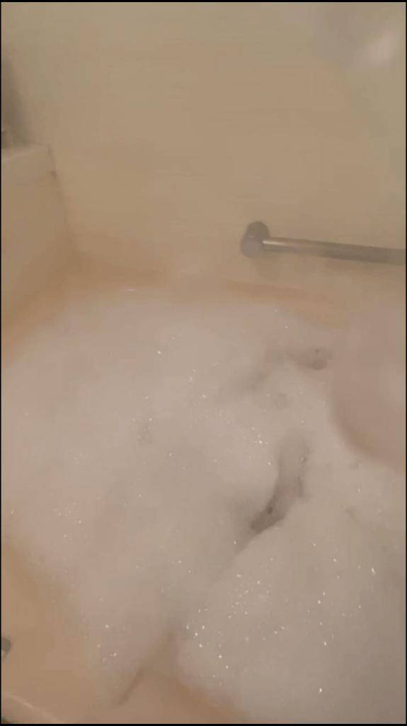 ?泡まみれ…どうする？?