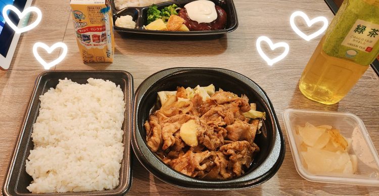 ほっともっと、大盛リベンジ🍚💕