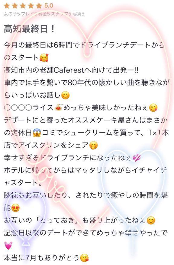 【お礼写メ日記】