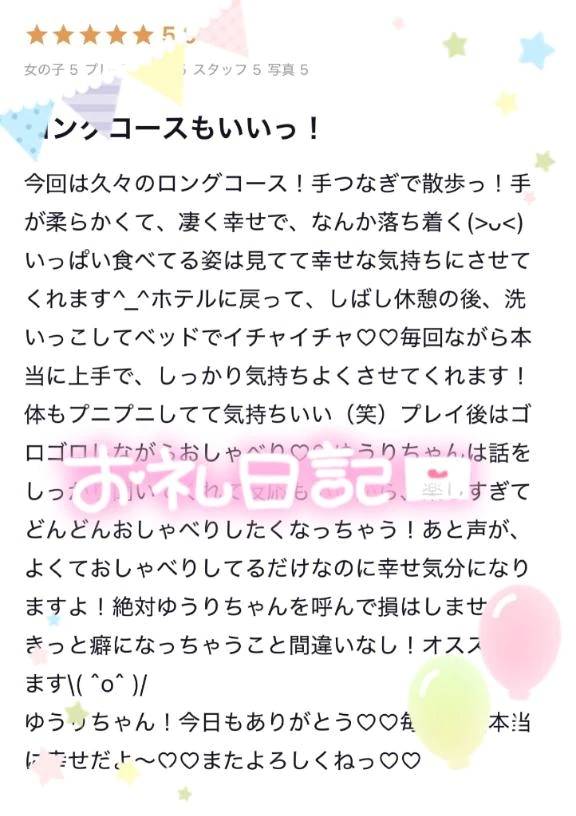 【お礼写メ日記】