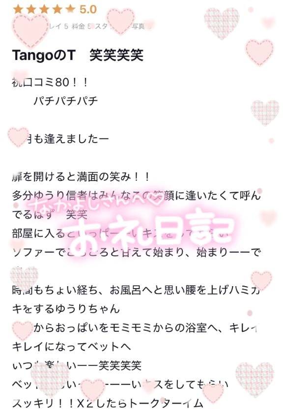 【お礼写メ日記】