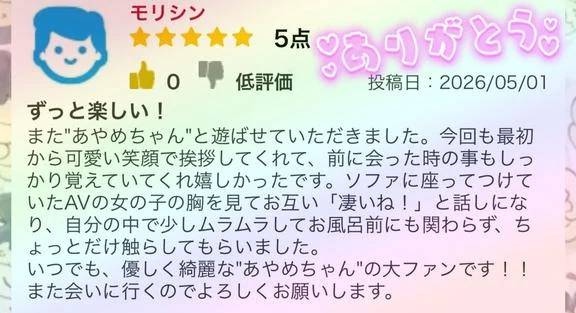 クチコミありがとうございますっ?