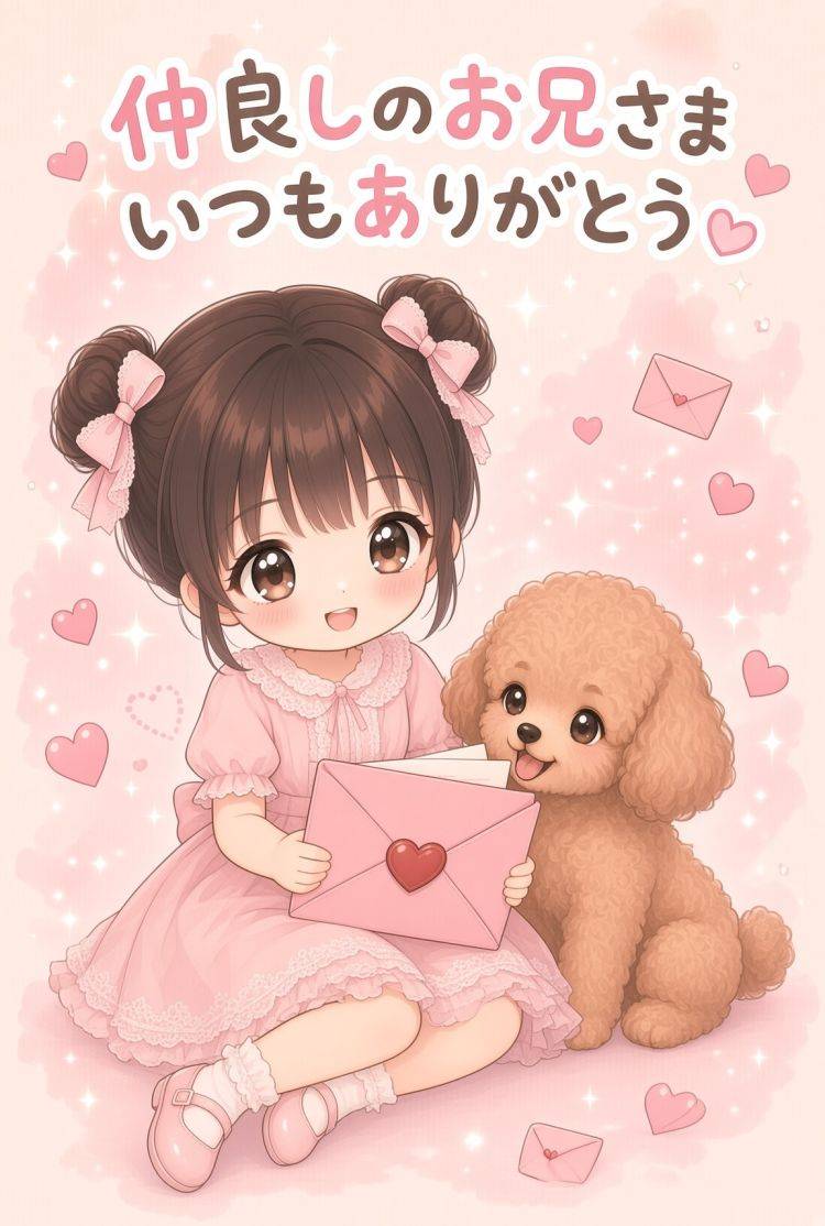 仲良しお兄さまへlove letter