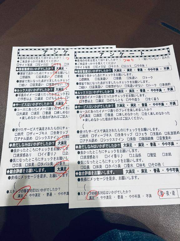 火曜日のお礼