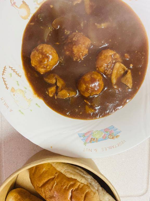 お昼はシチュー