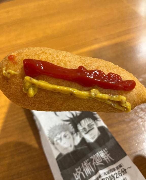 これはどこの？アメリカンドッグでしょうか？