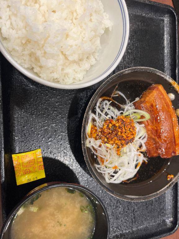 お休みの日に食べた吉野家の豚の角煮に勝てない?